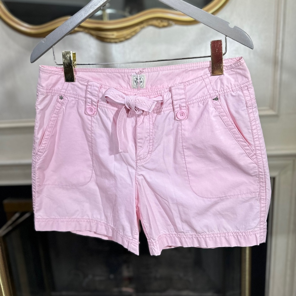 Esprit Pastel Pink Cotton Utility‎ Shorts Size 10 Barbiecore Y2K 90’s vintage